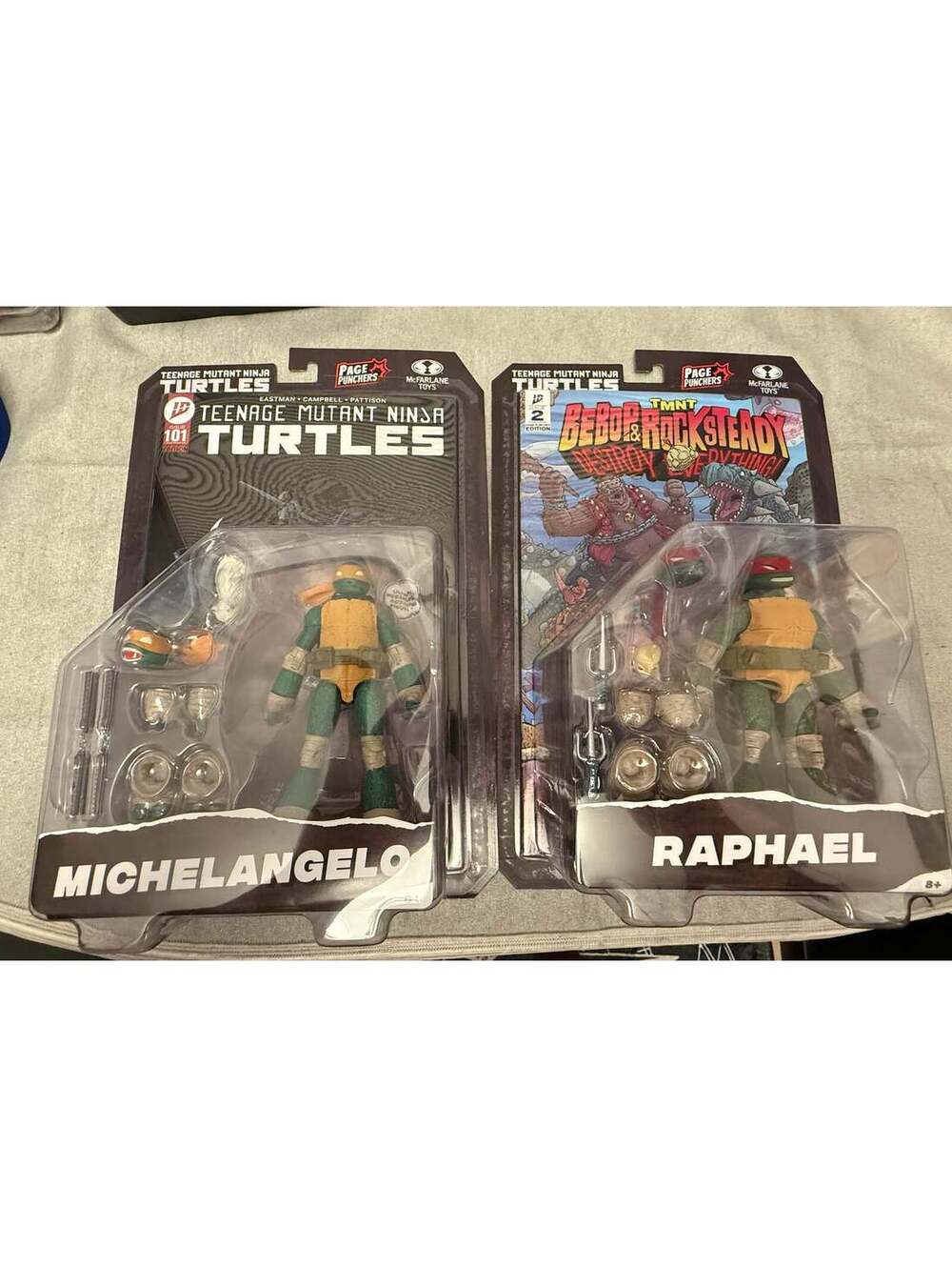 McFarlane Teenage Mutant Ninja Turtles Page Punchers Raph & Mikey Bundle IDW
